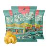Beefys Own Beef Tallow Potato Chips - Kettle Chips Made Without Seed Oils, Gluten Free, Crispy, and Thick Cut - Old-Fashioned Small Batch Fried in Beef Tallow, Salt and Vinegar (5 Oz, Pack of 3) view 1
