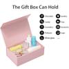 8 Pack Gift Boxes with Magnetic Closure Lids, Pink Magnetic Closure Gift Box, Rectangle Collapsible Decorative Boxes, for Wedding, Christmas, Birthdays, Mother's Day,Pink 8 Pack,10.27.53.1in view 3