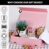 10 Pack Pink Gift Box with Magnetic Lids, Luxury Gift Boxes for Presents, Rectangle Collapsible Decorative Boxes, for Wedding, Christmas, Birthday,Pink 10 Pack,10.27.53.1in view 4