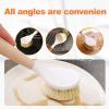 1 Pack Stiff Bristles Dish Brush Set with Wood Handle,Kitchen Cleaner for Cleaning Dishes, Pots and Pans, Kitchen Sink,Large view 2