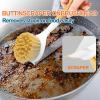 1 Pack Stiff Bristles Dish Brush Set with Wood Handle,Kitchen Cleaner for Cleaning Dishes, Pots and Pans, Kitchen Sink,Large view 3