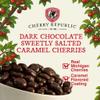 Cherry Republic Sweetly Salted Caramel Dark Chocolate Covered Cherries - 12oz Bag, Dried Montmorency Salted Caramel Dark Chocolate Cherries, Gourmet Candy Gift or Snack, Resealable, Made in USA view 2