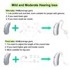 Banglijian Rechargeable BTE Hearing Aids for Seniors Magnetic Charge Silver view 3