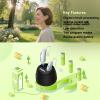 Banglijian Rechargeable BTE Hearing Aids for Seniors Magnetic Charge Silver view 4