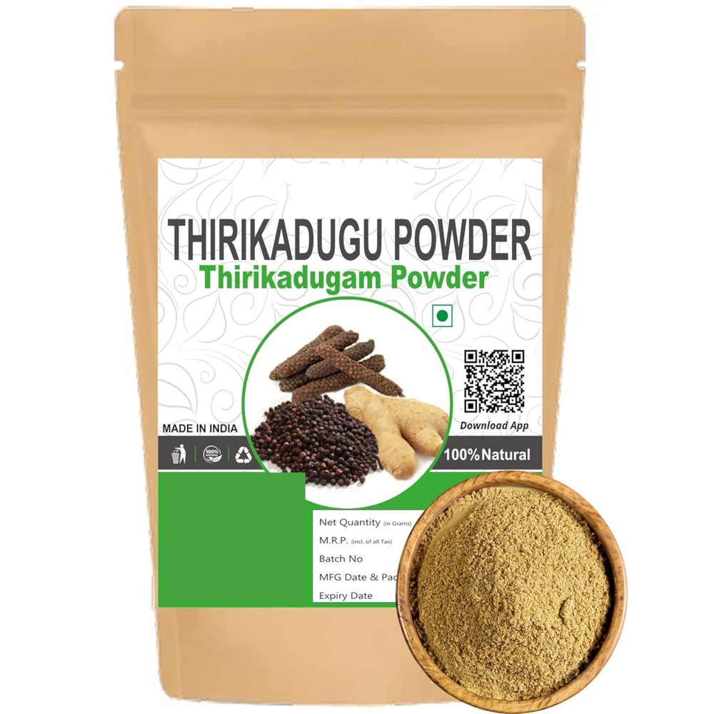 Thirikadugam Po.wder - 1.76Ounce / 50Gram - Trikatu Ch.urna - Thirikadugu Pow.der