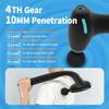 Binxalin Massage Gun Deep Tissue with Extension Handle Professional Percussion 3-in-1 Detachable Back Massager for Pain Relief,Muscle Relief Massager for Shoulder Back Thigh Waist&Neck (Dark Black) view 4