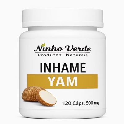 Ninho Verde Yam (Inhame) 120 Capsules 500mg - Made in Brazil