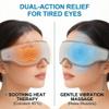 F&G Eye Mask Massager with Heating and Cooling Functions,Sleep Eye mask,Adjustable Heating and Vibration Function,Suitable for Migraines,Relieve Eye Fatigue,Improve Sleep for Women Men view 2