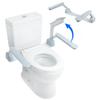 Toilet Handles for Seniors, Toilet seat Safety Frames & Rails Assist for Elderly sit to Stand, Toilet Handicap Rails with arms Toilet Grab Bars for Seniors No Legs Easy Install view 1