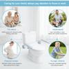Toilet Handles for Seniors, Toilet seat Safety Frames & Rails Assist for Elderly sit to Stand, Toilet Handicap Rails with arms Toilet Grab Bars for Seniors No Legs Easy Install view 2