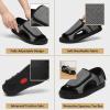 Non-Slip Diabetic Shoes with Adjustable Closure, Lightweight Comfortable Sandals for Walking, Orthopedic Casual Slippers for Swollen Feet and Edema view 3