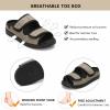 Wide Diabetic Shoes, Non-Slip Open Toe Slippers, Adjustable Edema Shoes, with Adjustable Straps, Comfy Casual Slippers, Lightweight Walking Shoes, for Swollen Feet view 4