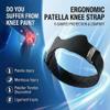 PurityLock Knee Brace for Women & Men Pain Relief - Adjustable V-Shaped Silicone Cushion, 3D Air Cushion for Joint Support, Non-Slip, Breathable, Patellar Tendon Support Strap (Black) view 2
