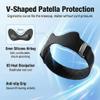 PurityLock Knee Brace for Women & Men Pain Relief - Adjustable V-Shaped Silicone Cushion, 3D Air Cushion for Joint Support, Non-Slip, Breathable, Patellar Tendon Support Strap (Black) view 4