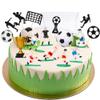 Ephlyn 23Pcs Soccer Cake Topper Decorations Soccer Ball Cupcake Topper Soccer Player Figure for Soccer Birthday Party Sport Party Football Theme Party Supplies view 1