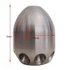 Tough Clog Pipe Cleaner - Valve-Equipped High-Pressure Stainless Steel Nozzle(2.5kg-SS-F1-R8-Cer-H) view 2