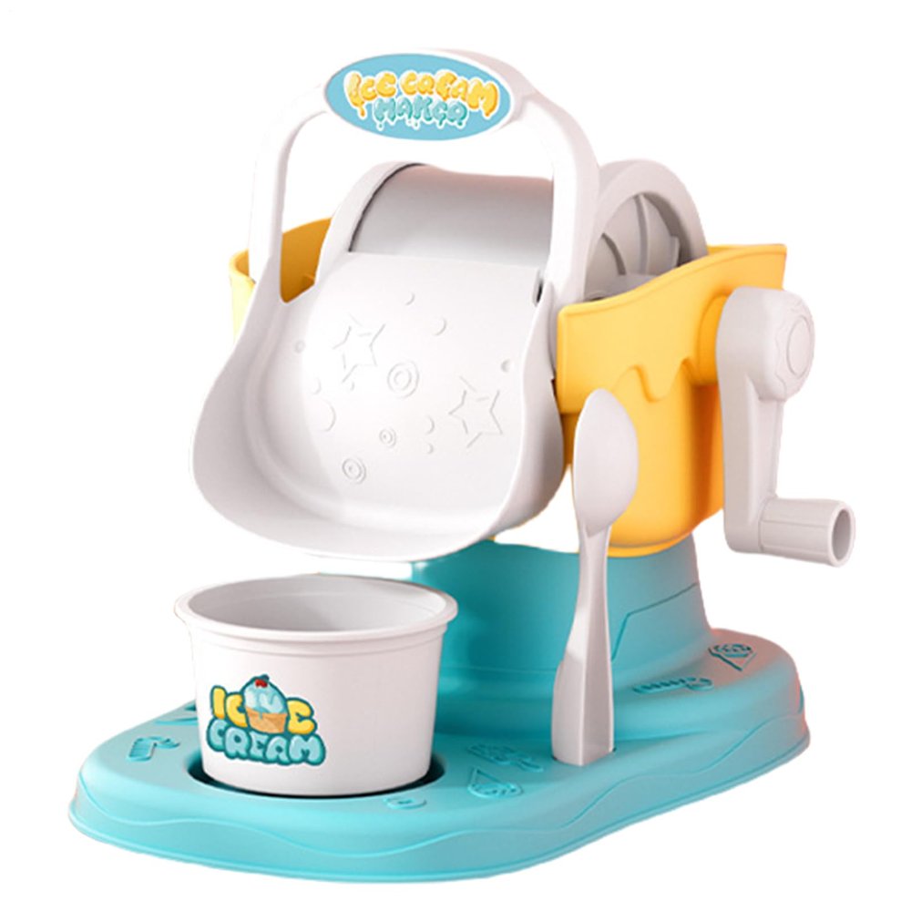 Ice Cream Maker Machine Soft Serve Maker, Manual Quick Results Treat | Easy To Use For Making Cream, Sorbet, And Other Desserts With Long-Lasting Cooling Perfect Smoothies, Efficient