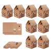 Holiday Candy Boxes - 30 Pack House Shaped Containers, Christmas Cookie and Treat Boxes for Kids Adults, Decorative Packaging for Parties, Weddings, Birthdays, Festivals, and Family Gatherings view 1