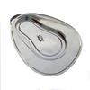 Premium Quality Stainless Steel Female Bed Pan with Cover view 1