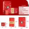 Christmas Surprise Gift Box Explosion for Money,2025 Newly Exploding Gift Box Cash Pop Up with Confetti,Surprise Gifts Explosion Box for Birthday, New Year, Anniversary, Valentine (Red +Green) view 3