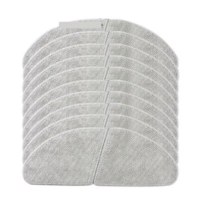 Replacements Mop Rag AccessoriesCompatible For Midea S8 S8+ M7pro M7Max Sweeping Robot Vacuum Cleaner Cloth Pads(10pcs)