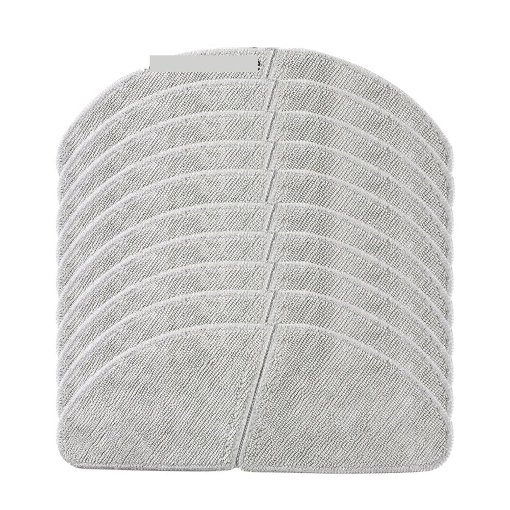 Replacements Mop Rag AccessoriesCompatible For Midea S8 S8+ M7pro M7Max Sweeping Robot Vacuum Cleaner Cloth Pads(10pcs)
