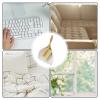 Mini Broom Dustpan Set, Wooden Handle Dense Bristles, Desk Cleaning Broom Use with Dustpan, Kitchen Tabletop Bedroom for Living Room,Cleaning Supplies, Compact Brooms Set for Home view 4
