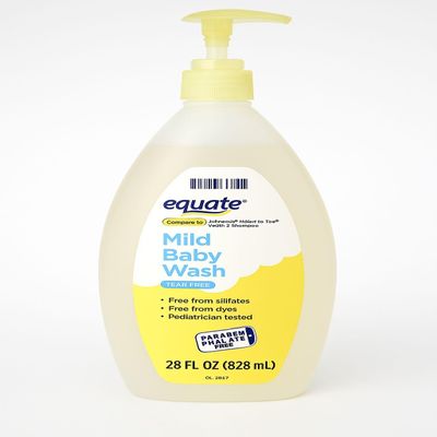 equate mild baby wash pediatrician tested 28 fL oz (828ml) 1 of park