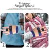 OATIPHO Finger Splint Protector with Steel Support for Injury Brace for S Finger Fixation and Joint Protection Blue for Boys view 3