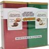 Premium Fine Italian Chocolate Truffles Gift Tins, 2 pk. Assorted truffle flavors: Milk, Dark, Hazelnut, and Caramel With Creamy Filling Gift for Christmas. view 1