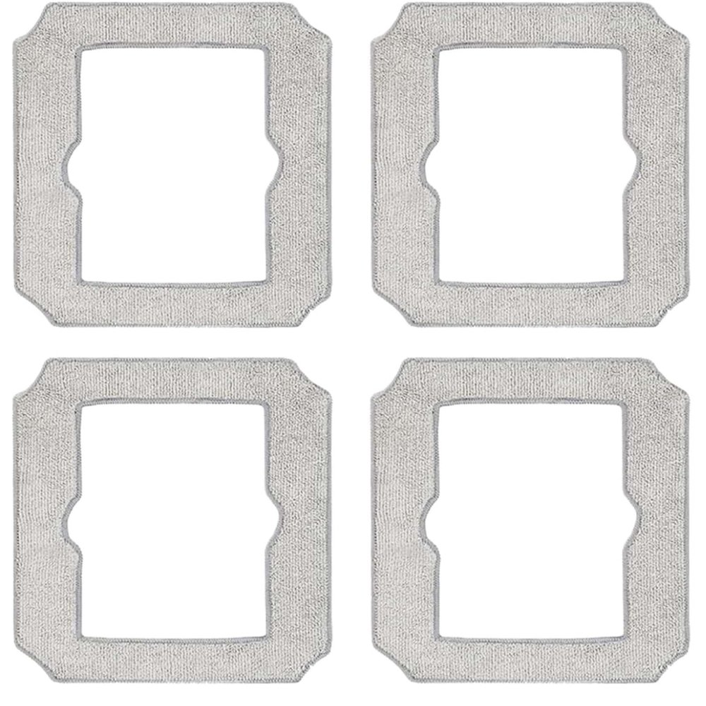 Cleaning Cloths, Compatible For Ecovacs,Compatible For Winbot, MINI Window Cleaning Robot, Washable Mopping Pads For W-CC02-0012 Window Cleaning Robot(4pcs)