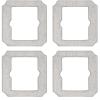 Cleaning Cloths, Compatible For Ecovacs,Compatible For Winbot, MINI Window Cleaning Robot, Washable Mopping Pads For W-CC02-0012 Window Cleaning Robot(4pcs) view 1
