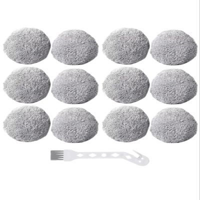 12PCS Mop Cloth, Compatible For Puruikai, Smart Window Cleaning Robot, Washable Mop Cloth Rags Window Glass Cleaning Clothes Kits