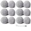 12PCS Mop Cloth, Compatible For Puruikai, Smart Window Cleaning Robot, Washable Mop Cloth Rags Window Glass Cleaning Clothes Kits view 2