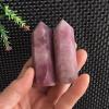 137g 2pcs Lavender Rose Quartz Tower | Healing Crystal Obelisk for Divine Love & Emotional Balance | Soothing Purple Crystal Point for Bedroom & Meditation | Spiritual Decor & Heart Chakra Gift view 3