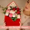 10 Pcs Florist Bouquet Envelope Boxes,Red Dot Style Flower Bouquet Package Gift Folding Paper Boxes for Florist Arrangements, Weddings, Birthdays, Mother's Day,Parties,Large Size 9.05 x 3 x 13.7 Inch view 4