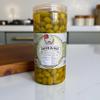 ALBASHA Premium Green Olives, Mediterranean Style, 1.5 KG (3.3 LB) Jar, Jordan Origin view 1