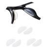 2 3 4 8 16 20 Pairs Eyeglasses Nose Pads, Stick On 3.5 mm Thickness Adhesive,Soft Silicone Comfort Anti Slip Flexible Nose Pieces for Glasses Sunglasses Reading Glasses Kits (3 Pairs White)
