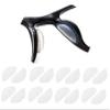 2 3 4 8 16 20 Pairs Eyeglasses Nose Pads, Stick On 3.5 mm Thickness Adhesive,Soft Silicone Comfort Anti Slip Flexible Nose Pieces for Glasses Sunglasses Reading Glasses Kits (8 Pairs White) view 1