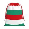 ABYchdd Bulgarian Flag Print Drawstring Pouch, Reusable Storage Bag, Present Bag For Christmas & Daily Organizing view 2
