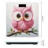 A Pink Owl Bathroom Scale for Body Weight Bathroom Weighing Scale with Backlit LCD Display Highly Accurate Measures Weight Up to 180kg view 2