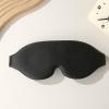 3D Stereo Sleep Eye Mask - Light Blocking for Naps, Travel & Business Trips (Black) view 2