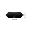 3D Sleep Eye M-Asks, Blackout Design, 23x9cm, Blackout Night Blindfold, Nap Sleep M-Asks, Comfortable Fit, for Home, Travel, Yoga, Naps view 3