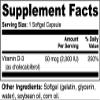 BLK Madonna Vitamin D3 Supplement view 4