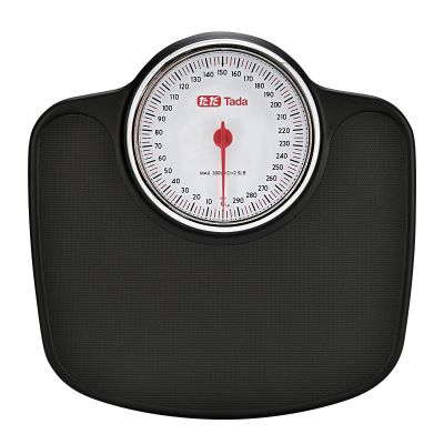 300 LB Analog Bathroom Scale Easy Read Dia Non-Slip Platform