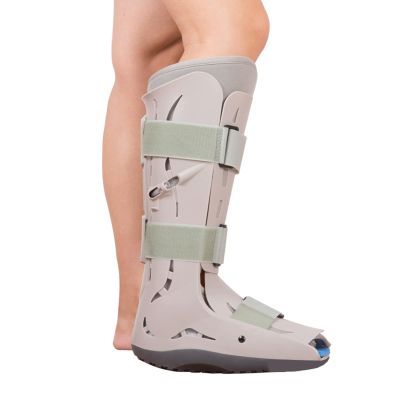 UYCVT Inflatable Walking Boot, Unisex Night Splint Foot, Orthosis Leg Brace Support for Treating Plantar Fasciitis and Ligament Strain and Tear,Right One Size-Right One Size