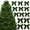 12 Silk Velvet Ribbon Decorative Flower Garlands, Christmas Tree vases, Invitation Cards, Gift Straps, Butterflies view 1