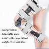 UYCVT Hinged Knee Brace, Adjustable Breathable Medical Orthopedic Support Stabilizer, Telescoping Hinged Knee Brace with Drop Lock Feature-A-One Size view 3