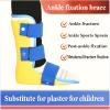 UYCVT Kids Ankle Foot Orthosis Children's Drop Foot Brace Night Splint for Foot Stabilizer, Injured Foot,Left,L-Left+Right-Large view 3