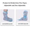 UYCVT Foot Orthosis Support Drop Foot Orthosis Drop Orthosis Foot Splint for Ankle Sprain Fracture Fixation Brace Night Splint Walking,Left Style 2,M-Right Style 1-M view 2